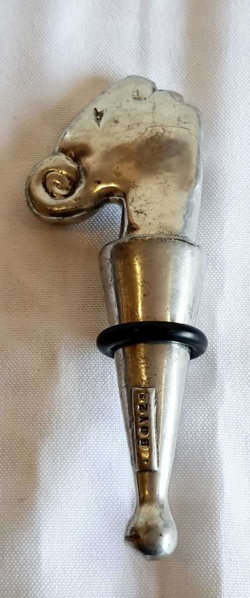 FUNCTIONAL ART - Early Design Carrol Boyes Bottle Stopper - Marked