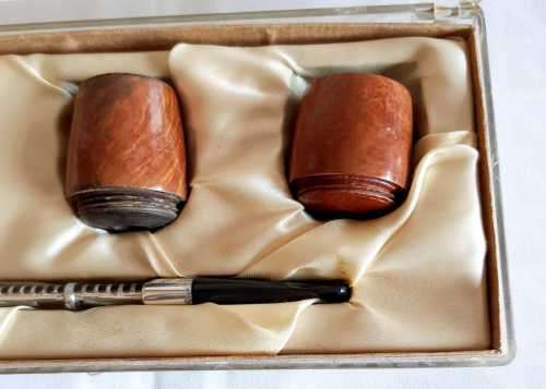 Viking Pipe with 2 Extra Bowls - Marked