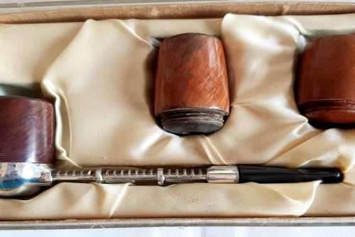 Viking Pipe with 2 Extra Bowls - Marked