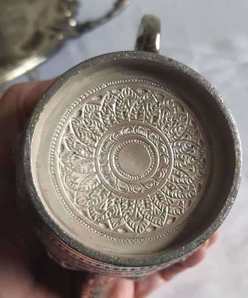 Phenomenal Sheffield S/P Tea & Coffee Set with 3.2kg Footed Tray - Needs some Elbow Grease