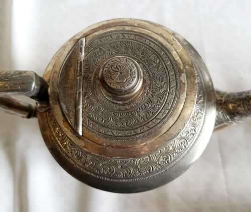 Phenomenal Sheffield S/P Tea & Coffee Set with 3.2kg Footed Tray - Needs some Elbow Grease