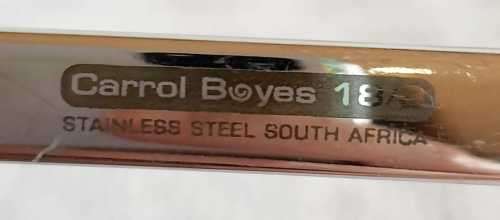 Functional Art : 30cm Long 18/8 Stainless Steel Carrol Boyes Serving Spoon - Marked - VGC