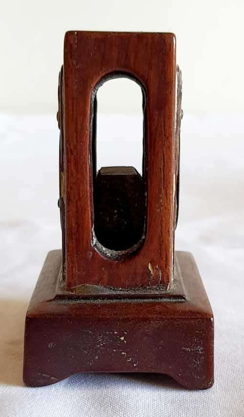 Exceptional Solid Wood and Brass Smoker Set