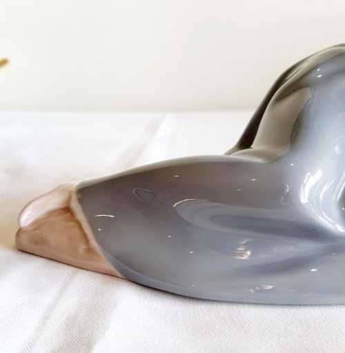 Llard Porcelain Sculpture "Dolores Dahlia Hand Maiden" by Artist Fulgecio - Signed - Dated 1974