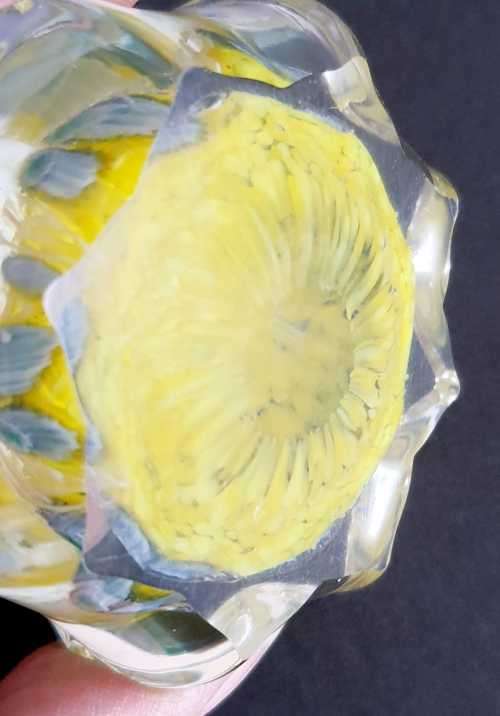 Unusual Design Millefiori Paperweight