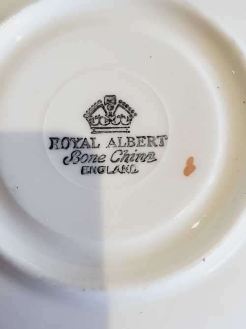 50's-70's Royal Albert - Avon Shape - Rainbow Series Yellow - Duo - Marked - VGC