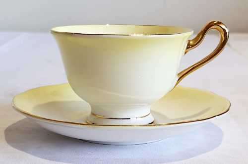 50's-70's Royal Albert - Avon Shape - Rainbow Series Yellow - Duo - Marked - VGC