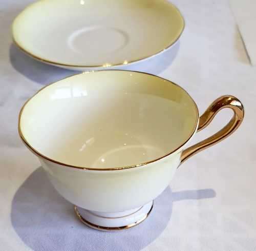 50's-70's Royal Albert - Avon Shape - Rainbow Series Yellow - Duo - Marked - VGC