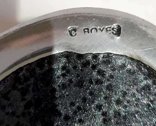 Functional Art : Carrol Boyes Pewter Milk or Custard Jug with Black Inner Coating - Marked