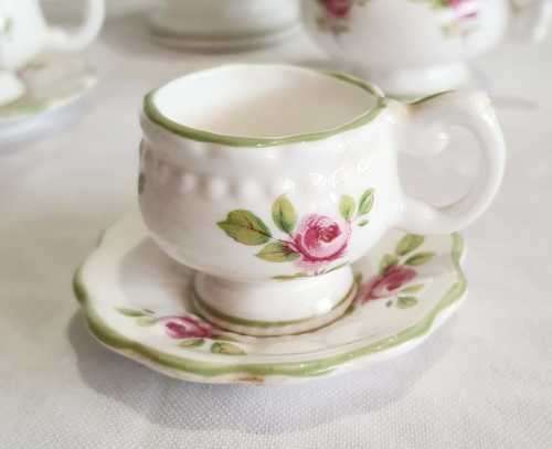 VGC Royal Crown Duchy Fine Bone China Miniature Tea Set - Marked