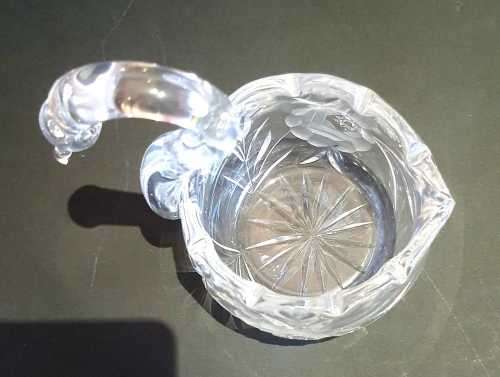 VGC Magnificent Star of David Crystal Swan Ring Bowl/Trinket Bowl