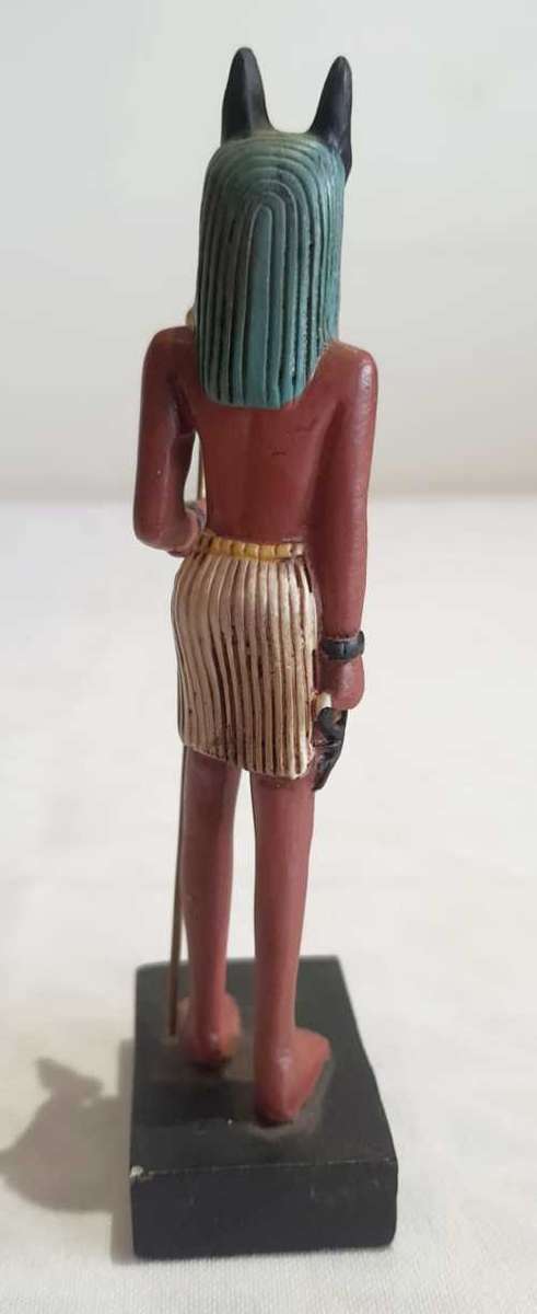 For the Egyptology Buffs - Egyptian Deity ANUBIS - Hand Painted