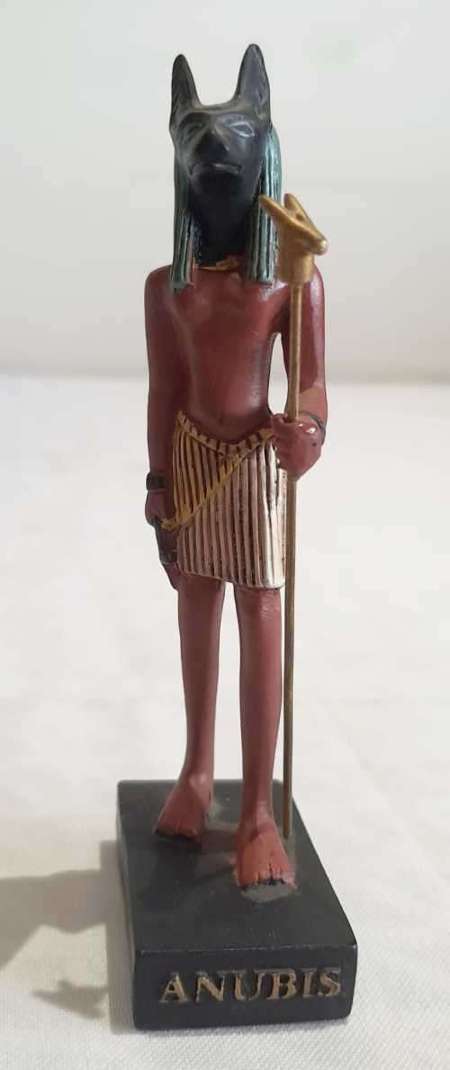 For the Egyptology Buffs - Egyptian Deity ANUBIS - Hand Painted