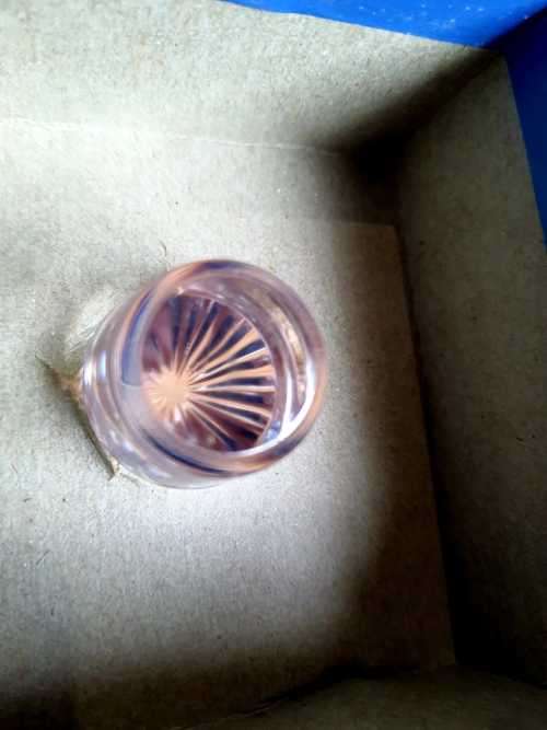 Boxed Hand Cut Vitria Lead Crystal Decanter - Marked - Looks Unused