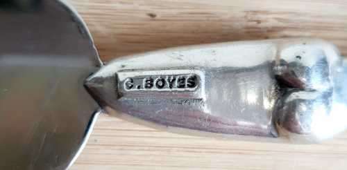 Functional Art : Carrol Boyes Pewter and Stainless Steel Pie Lifter - Marked and Marked Secretly