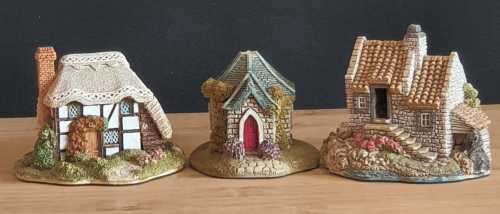Lot of 3 Lilliput Lane Houses for 1 Bid - All from Different Collections - Marked
