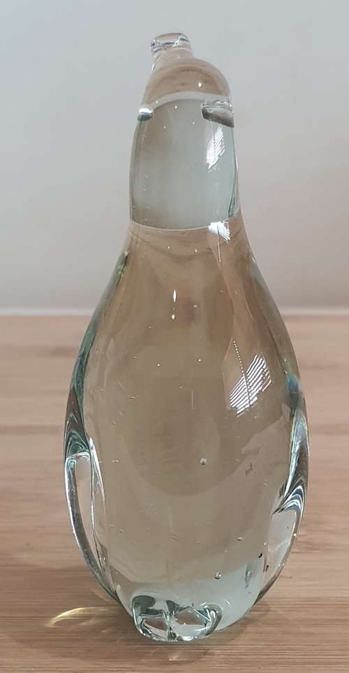 Ngwenya Swaziland - Hand Blown Recycled Glass - Penguin 2