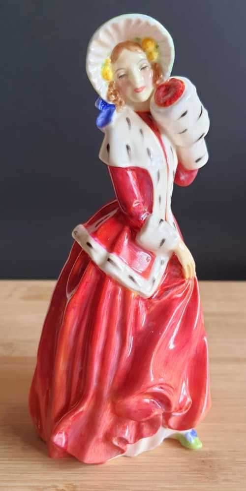 Royal Doulton Bone China Christmas Morn` Figurine (`47 - `96) HN 1992 By Peggy Davies