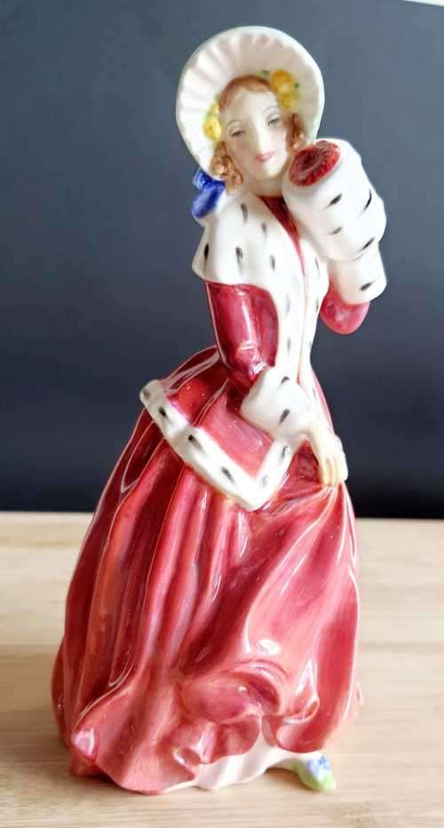 Royal Doulton Bone China Christmas Morn` Figurine (`47 - `96) HN 1992 By Peggy Davies