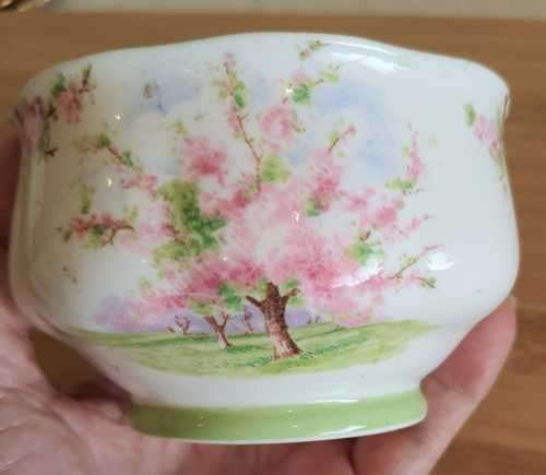 Royal Albert Blossom Time Sugar Bowl - c.40`s - Discontinued