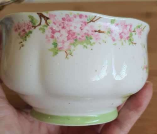 Royal Albert Blossom Time Sugar Bowl - c.40`s - Discontinued