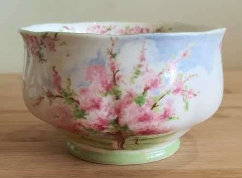 Royal Albert Blossom Time Sugar Bowl - c.40`s - Discontinued