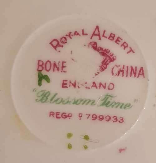 Royal Albert Blossom Time Large 25cm Cake Plate - c.40`s - Discontinued