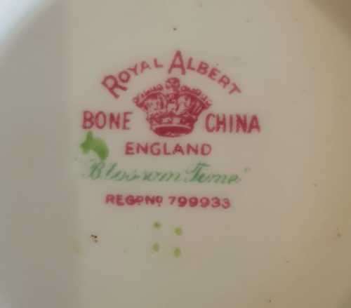 Royal Albert Blossom Time Sugar Bowl - c.40`s - Discontinued