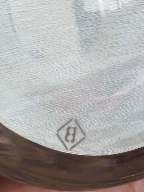 Genuine Marked with Stickers and Engraving BOHEMIA Lead Crystal Cut Vase - 1.779kg