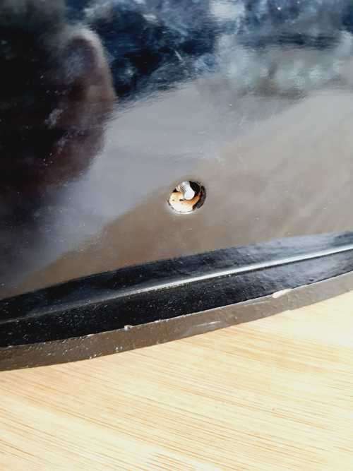 Large Laminated Wood Jewelry Box With Faux Gem Design on Top - Inside Gorgeous