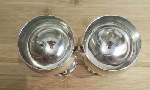 Vintage Pair of Silver Plated Goblets from Valero Spain - Value R950 - Marked
