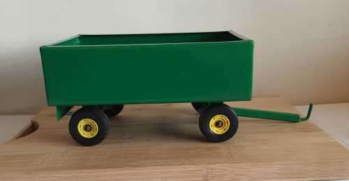 Detailed Hand Made Toy Wagon with Front and Rear Hitches by Africar for Keeps - Marked