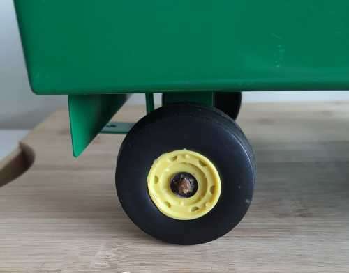 Detailed Hand Made Toy Wagon with Front and Rear Hitches by Africar for Keeps - Marked