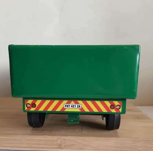 Detailed Hand Made Toy Wagon with Front and Rear Hitches by Africar for Keeps - Marked