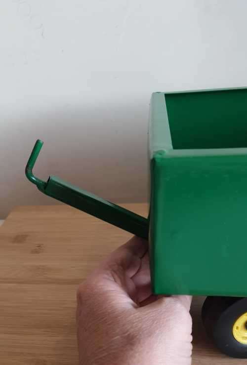 Detailed Hand Made Toy Wagon with Front and Rear Hitches by Africar for Keeps - Marked