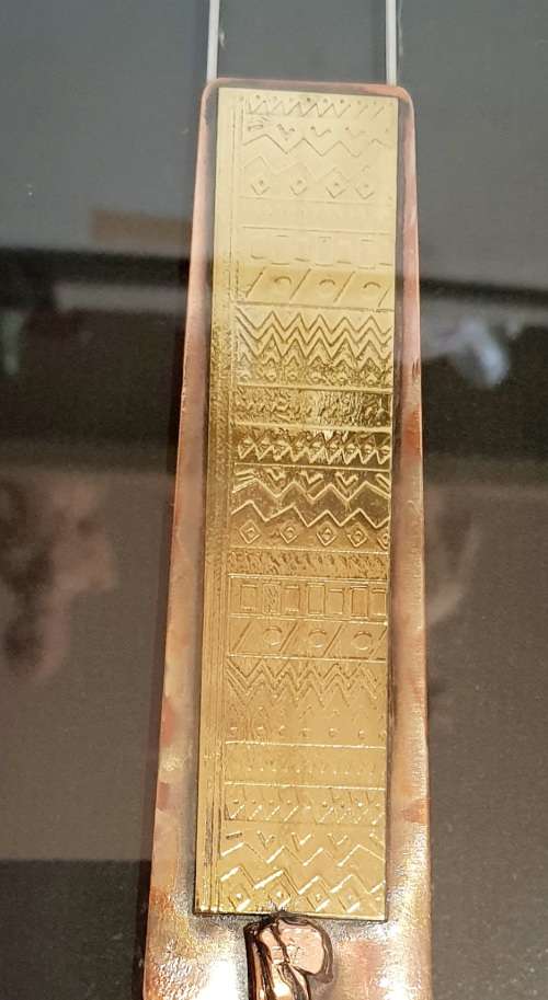 Rare Pair of Hand Crafted Copper and Brass Framed Boxed Art and Sugar spoon PLEASE READ BELOW