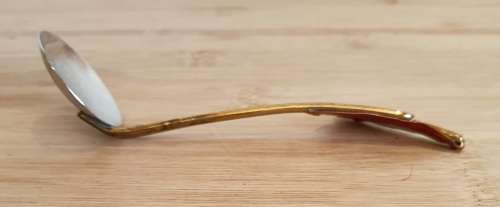 Rare Pair of Hand Crafted Copper and Brass Framed Boxed Art and Sugar spoon PLEASE READ BELOW