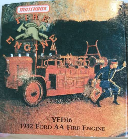 Matchbox Models of Yesteryear Fire Engine Series 1932 Ford AA Fire Engine Original Packaging