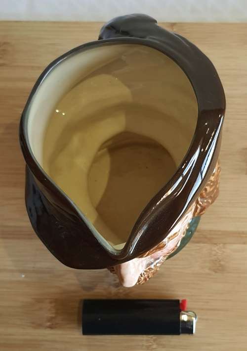 Large 17cm Vintage Royal Doulton Robin Hood with Feather Handle Toby Jug 5192 - Marked