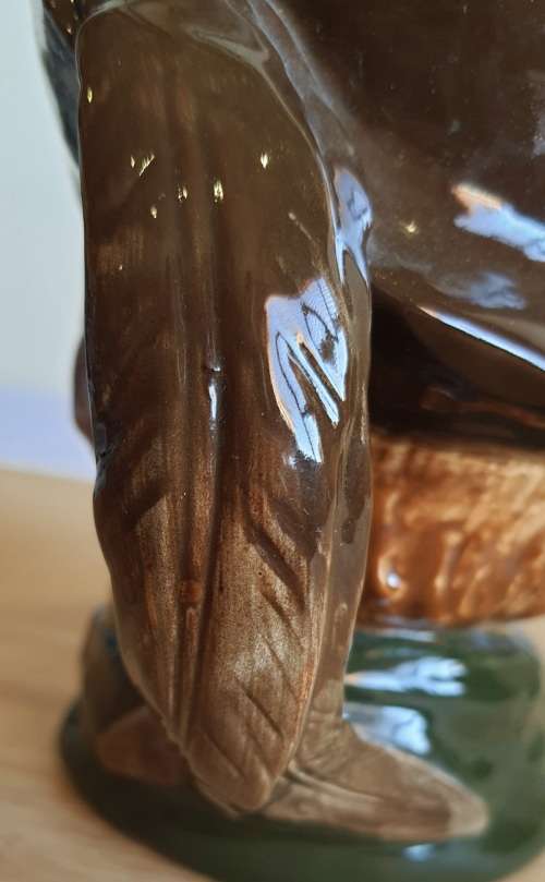 Large 17cm Vintage Royal Doulton Robin Hood with Feather Handle Toby Jug 5192 - Marked