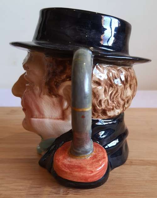 Vintage Beswick Captin Cuttle Character Jug with Hook Handle #1120 c.`48 - Marked