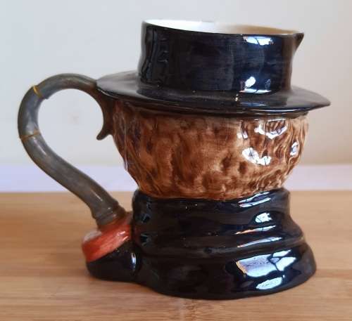 Vintage Beswick Captin Cuttle Character Jug with Hook Handle #1120 c.`48 - Marked