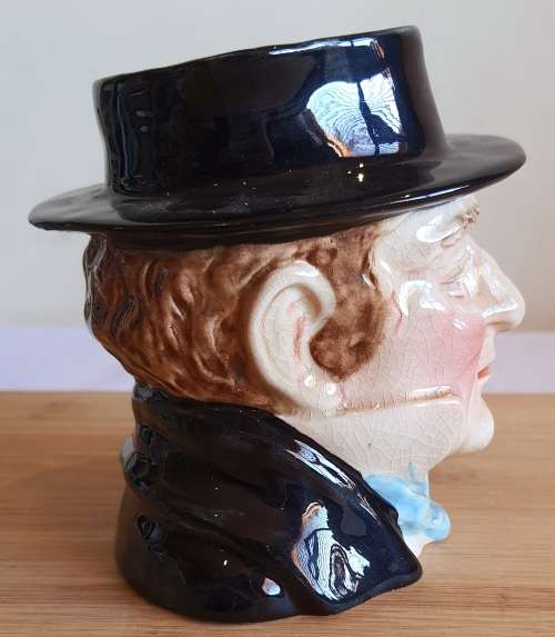 Vintage Beswick Captin Cuttle Character Jug with Hook Handle #1120 c.`48 - Marked