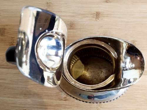 Stunning Antique Silver Plated Water Jug with Bakelite Handle and Top - Needs a Clean - Marked