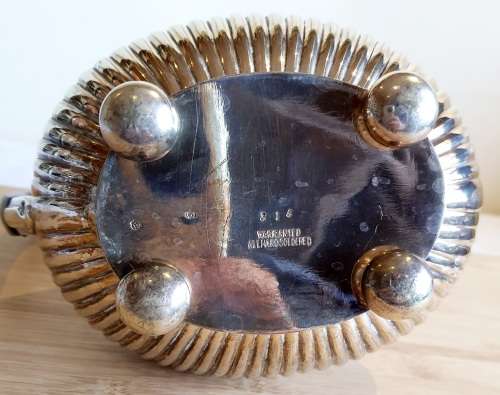 Stunning Antique Silver Plated Water Jug with Bakelite Handle and Top - Needs a Clean - Marked