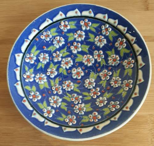 Investment Art by Altin Gini from Turkey Raised Detail Signed Plate - READ BELOW