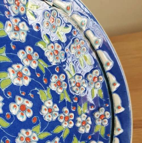Investment Art by Altin Gini from Turkey Raised Detail Signed Plate - READ BELOW