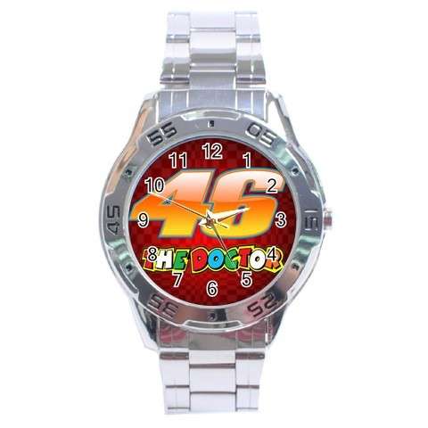 THE DOCTOR 46 STAINLESS STEEL ANALOGUE MEN'S WATCH