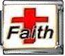 Italian Charms & Bracelets - Enamel - Faith