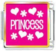 Italian Charms & Bracelets - Enamel -  PRINCESS